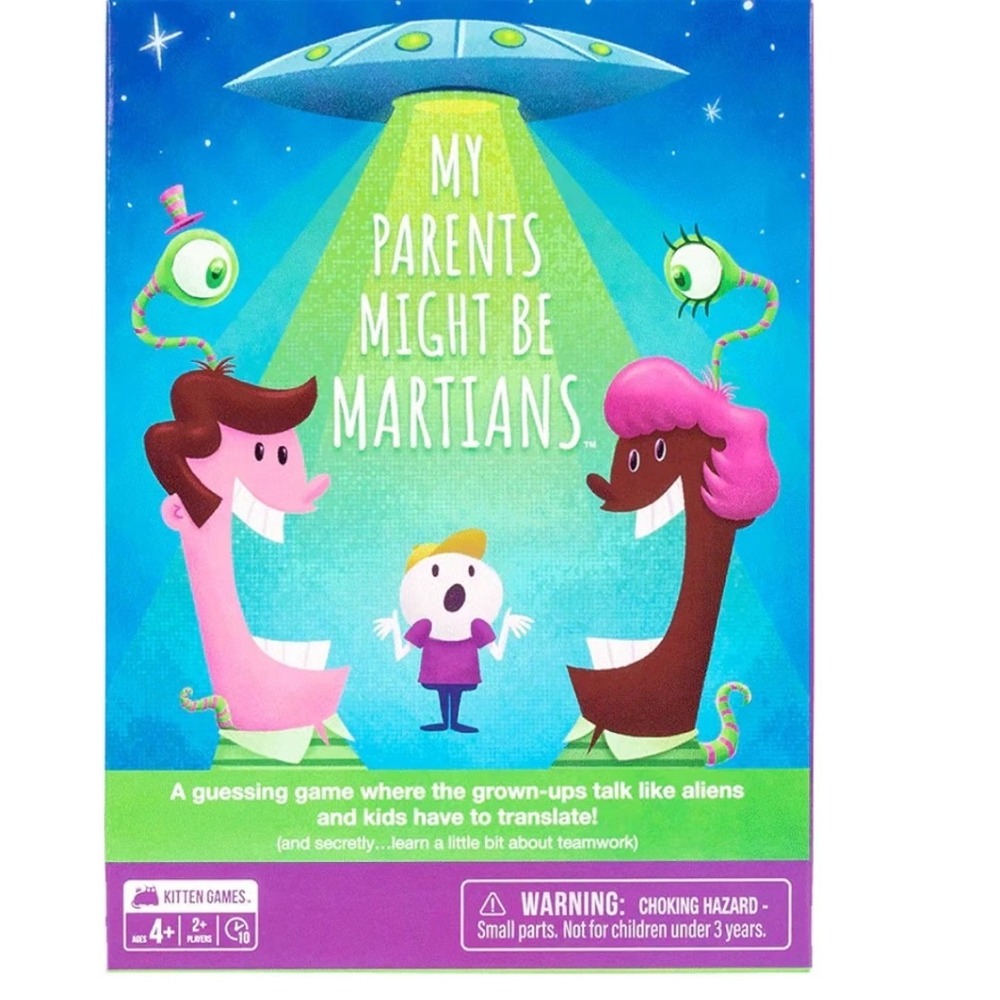 My Parents Might Be Martians Exploding Kittens Kids OS Purple NEW